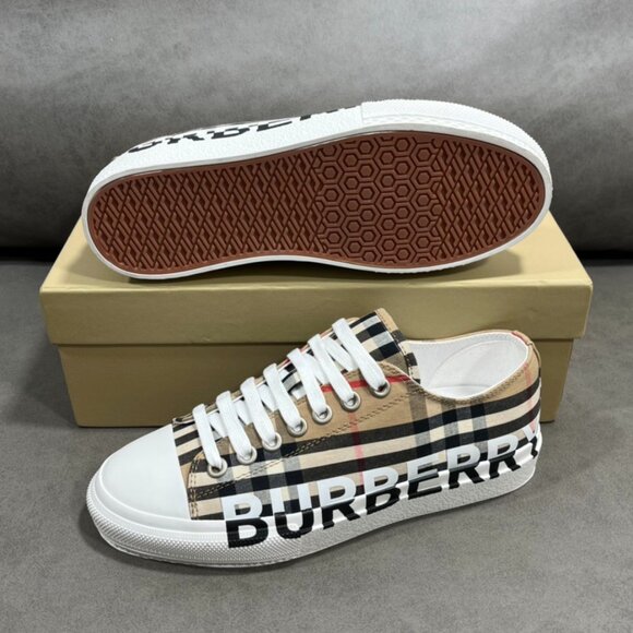 Burberry Plaid Sneakers - Picture 2 of 9